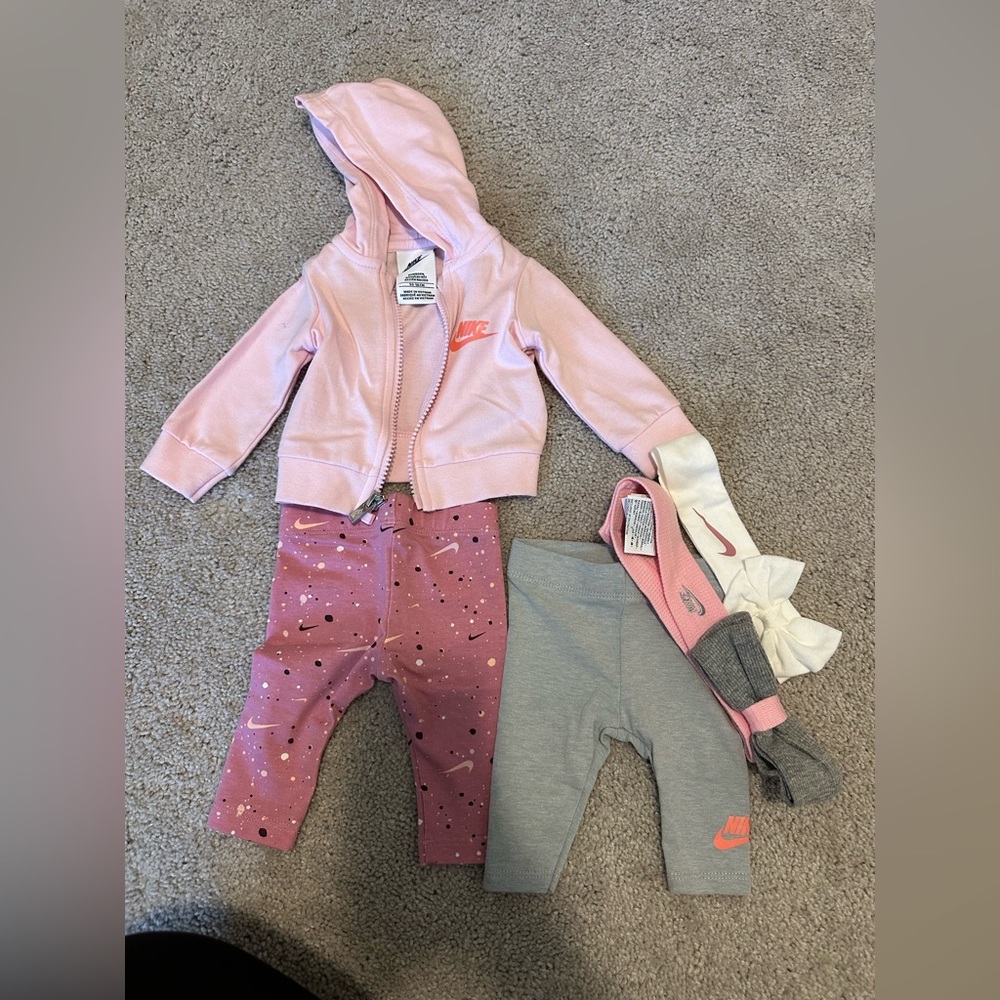 Nike Baby Light Pink Hoodie Outfit
